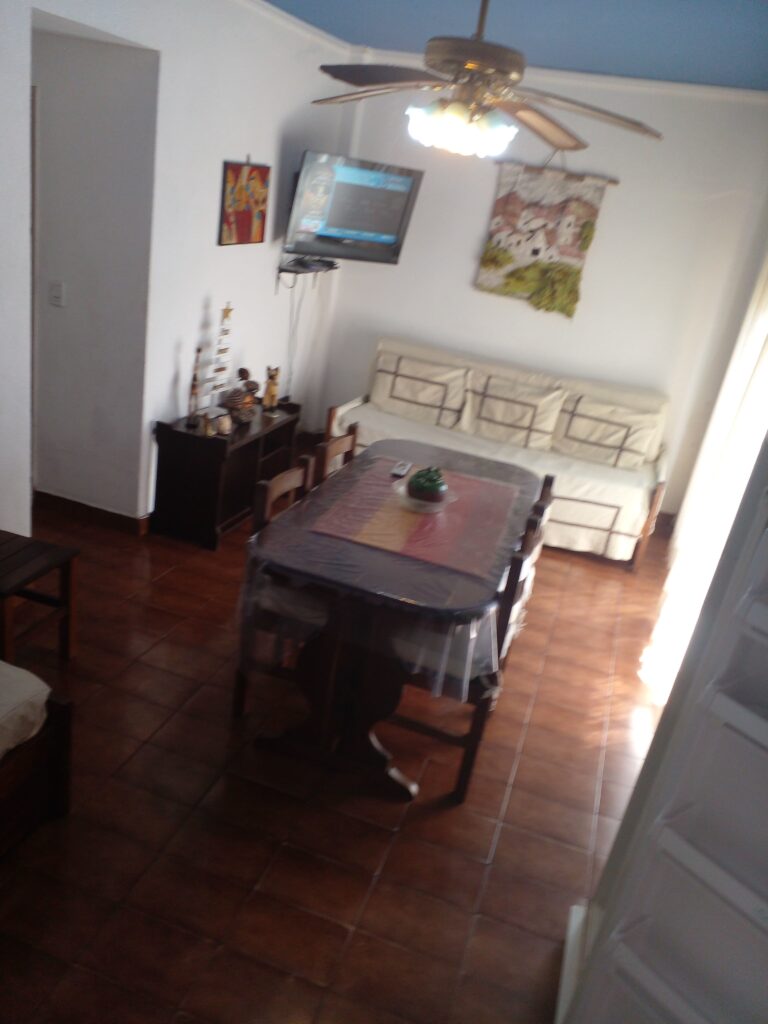 Vista general del living comedor, ambiente funcional y bien distribuido.